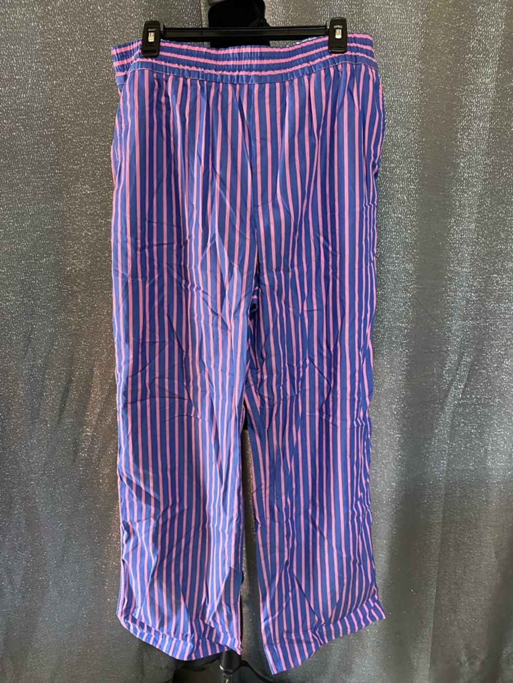 GAP Blue & Pink Vertical Stripe Pajama Pants
